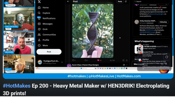 Chocolate DNA 3D Print on #HotMakes